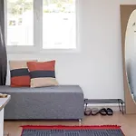 Central, Cozy, 15 Min Walk To The Beach, Fast Wi-fi, Free Parking, 4ppl 公寓 博德鲁姆