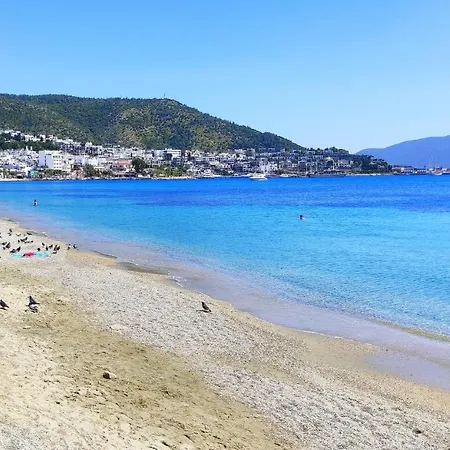 Central, Cozy, 15 Min Walk To The Beach, Fast Wi-fi, Free Parking, 4ppl Apartmán Bodrum