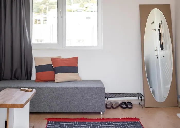 Central, Cozy, 15 Min Walk To The Beach, Fast Wi-fi, Free Parking, 4ppl Apartmán Bodrum